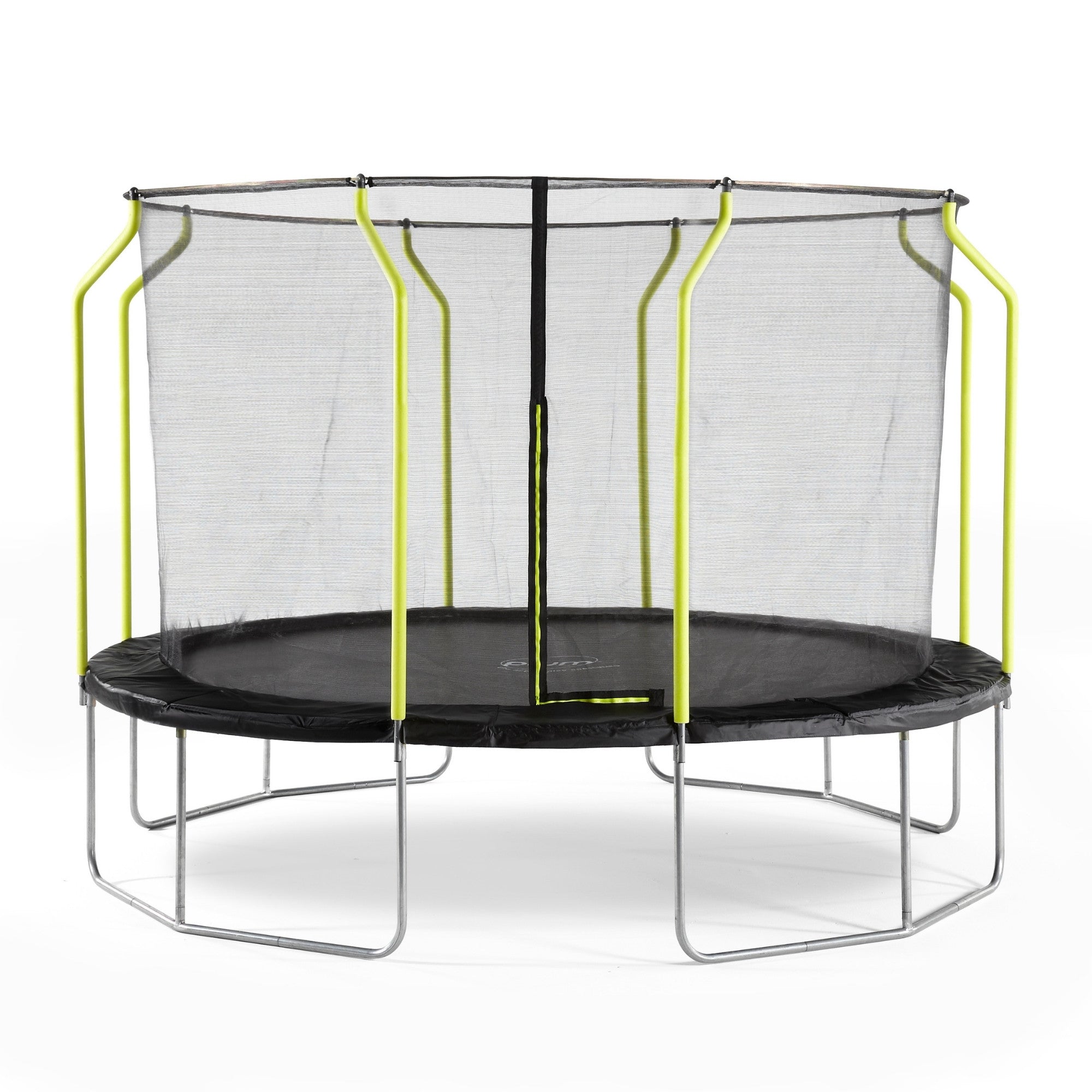 Plum 12ft Springsafe Jumper Trampoline with Enclosure, Safety Net and Foam Pad Protection, Stable Recreational Outdoor Toy with UV, Rust + Weather Protection, Suitable for Kids 6 Years and Above