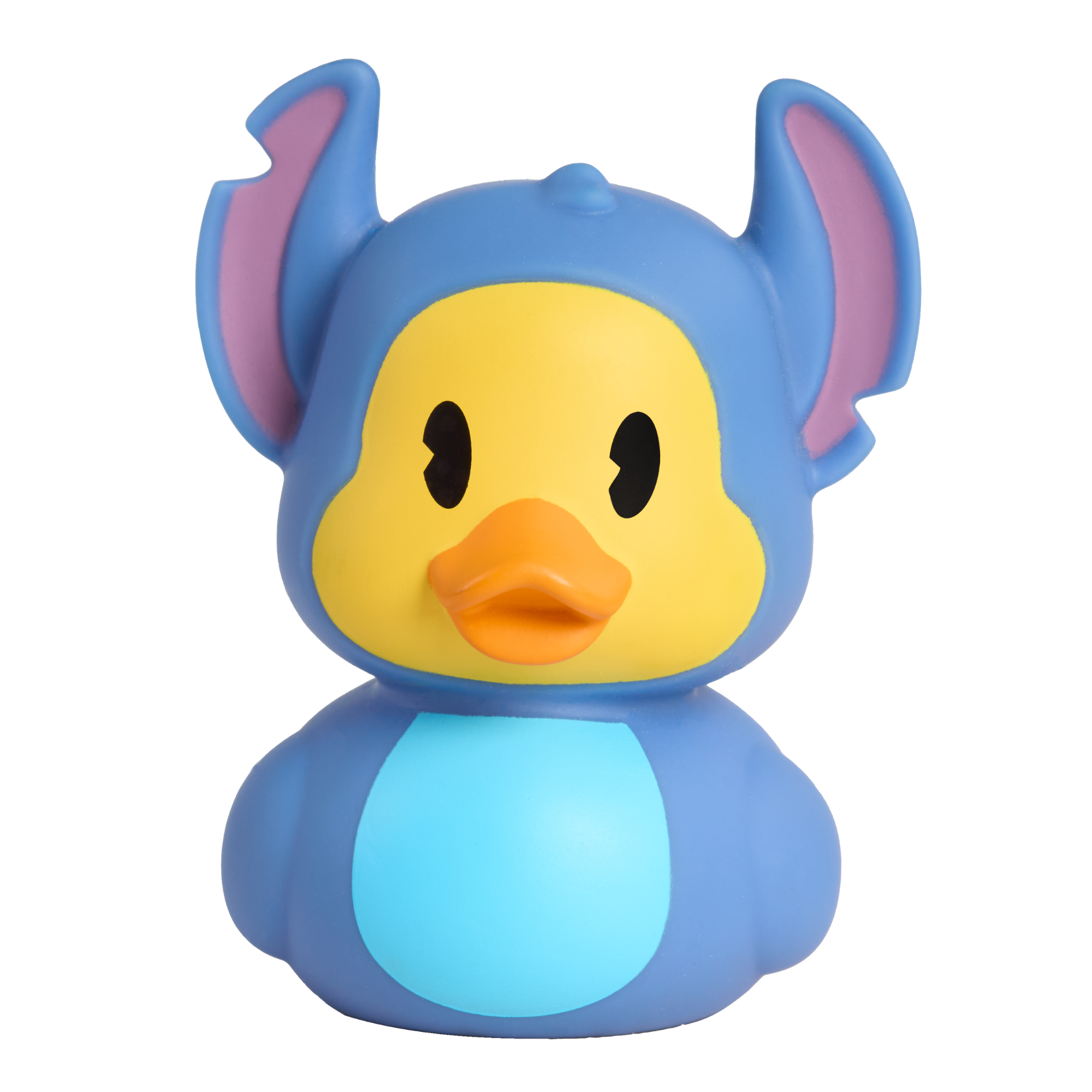 Just Play Disney Duckalooz 2.75" Inch Stitch Floating Rubber Duck, Collectible Duck Figurine, Officially Licensed Bath Toy Suitable for Boys & Girls Ages 2Y+