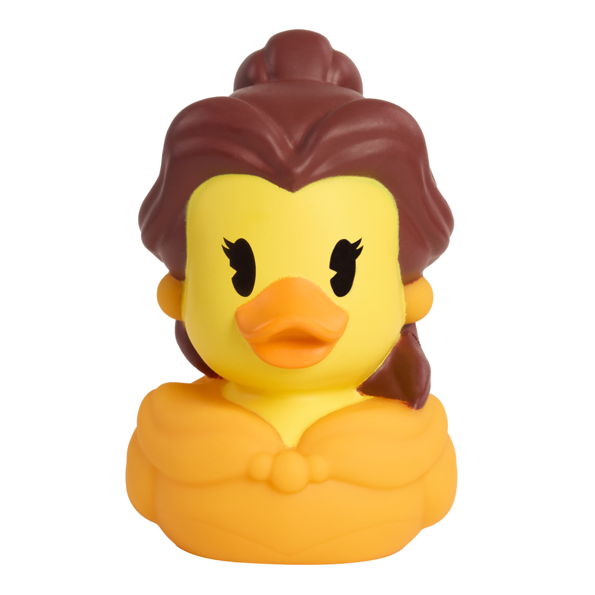 Just Play Disney Duckalooz 3" Inch Belle Floating Rubber Duck, Collectible Duck Figurine, Officially Licensed Bath Toy Suitable for Boys & Girls Ages 2Y+