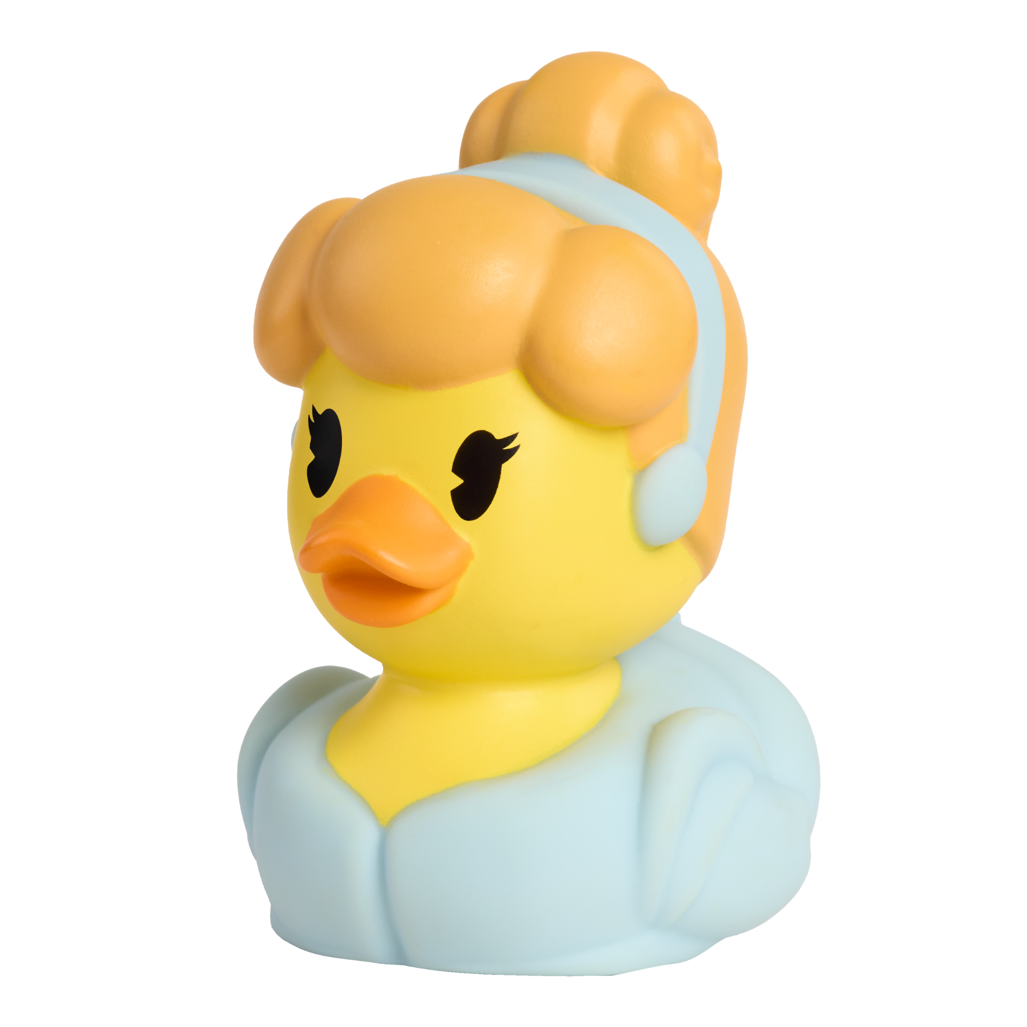 Just Play Disney Duckalooz 3" Inch Cinderella Floating Rubber Duck, Collectible Duck Figurine, Officially Licensed Bath Toy Suitable for Boys & Girls Ages 2Y+