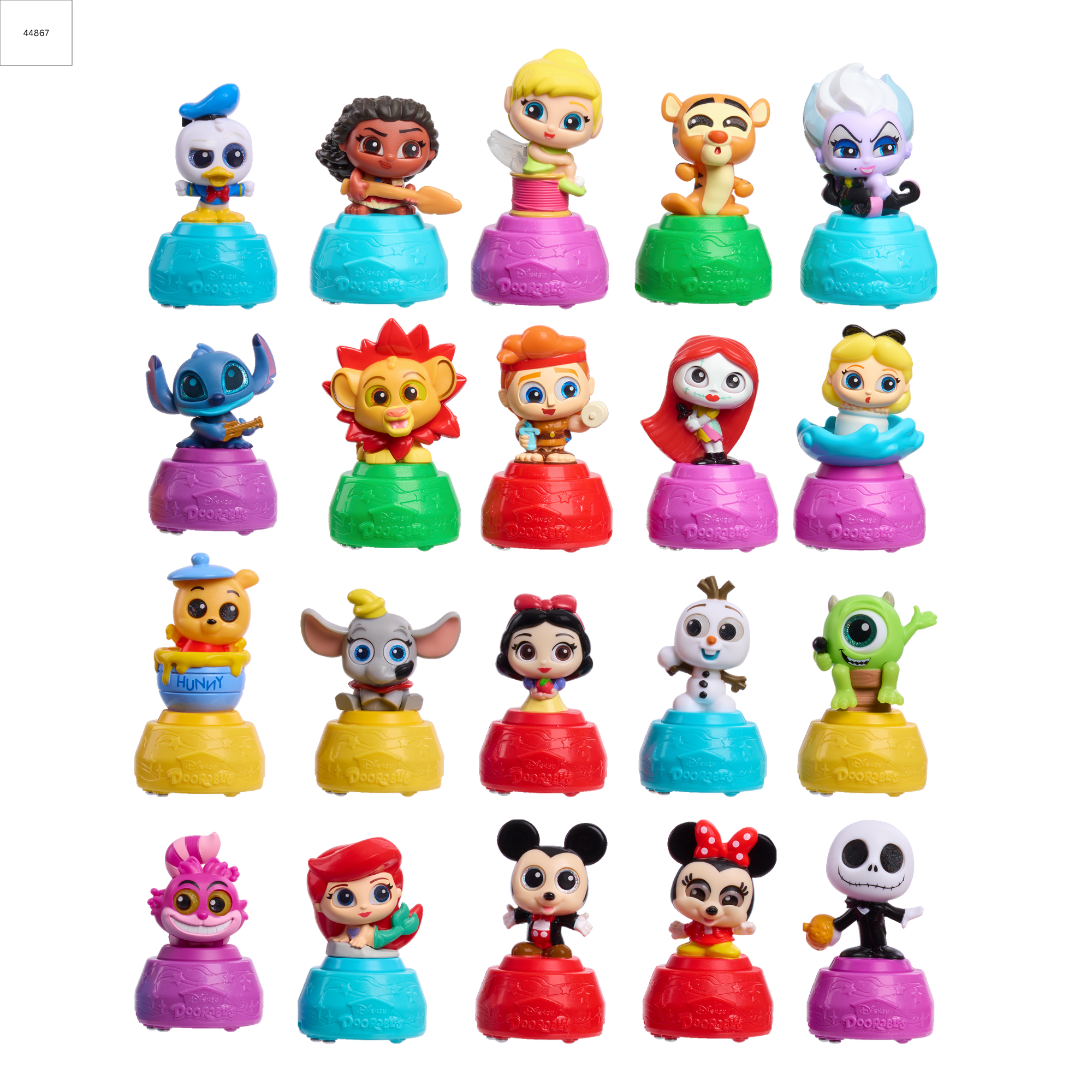 Disney Doorables Micro Motion Capsules Series 1 Features 1 of 12 Collectible Mini Animated Action Figure, 1.5 Inch (3.8 cm) Toy Figurine, Officially Licensed Kids Toy for Ages 5 & Up by Just Play