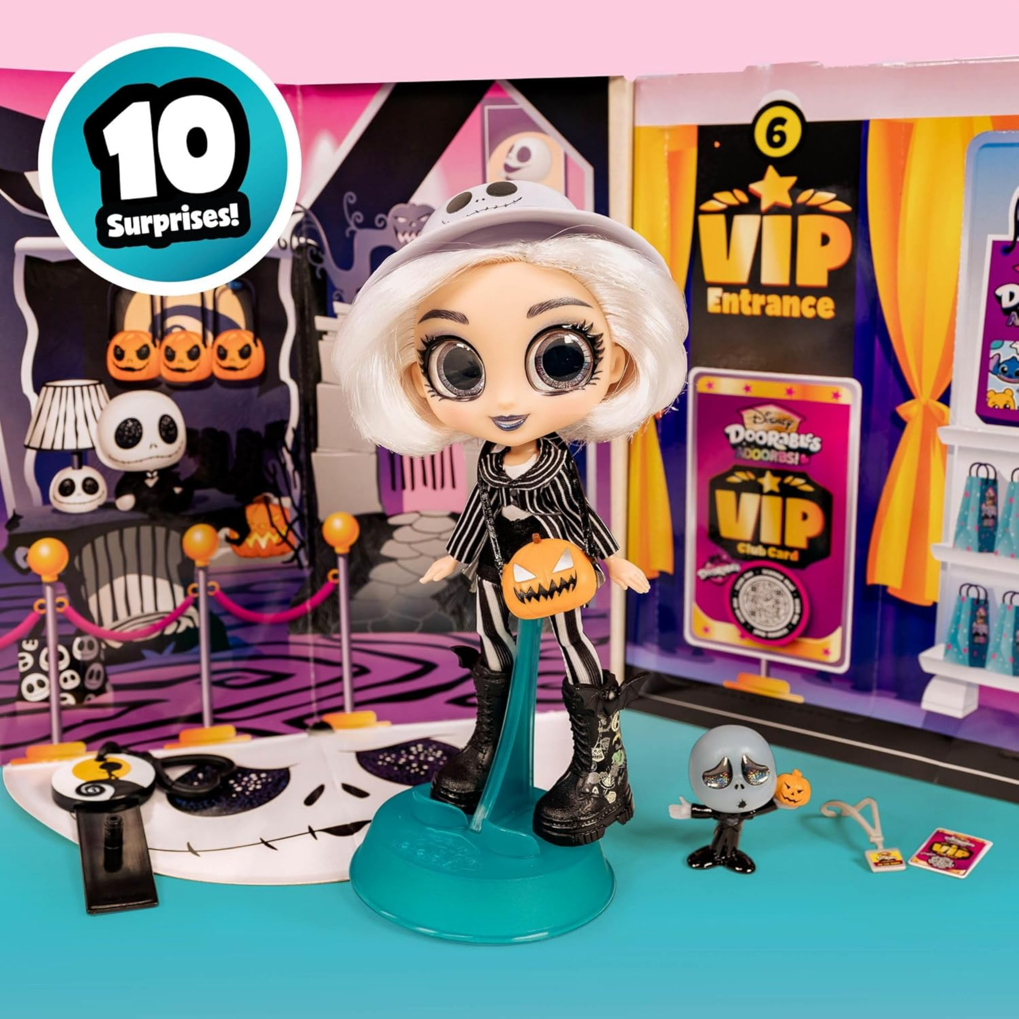 Disney Doorables Adoorbs Dolls Series 1, 5.5 Inch (12.7 cm) Articulated Toy Figurines Features Disney Character Themed Outfit and Accessories, Officially Licensed Kids Toy for Ages 5 & Up by Just Play