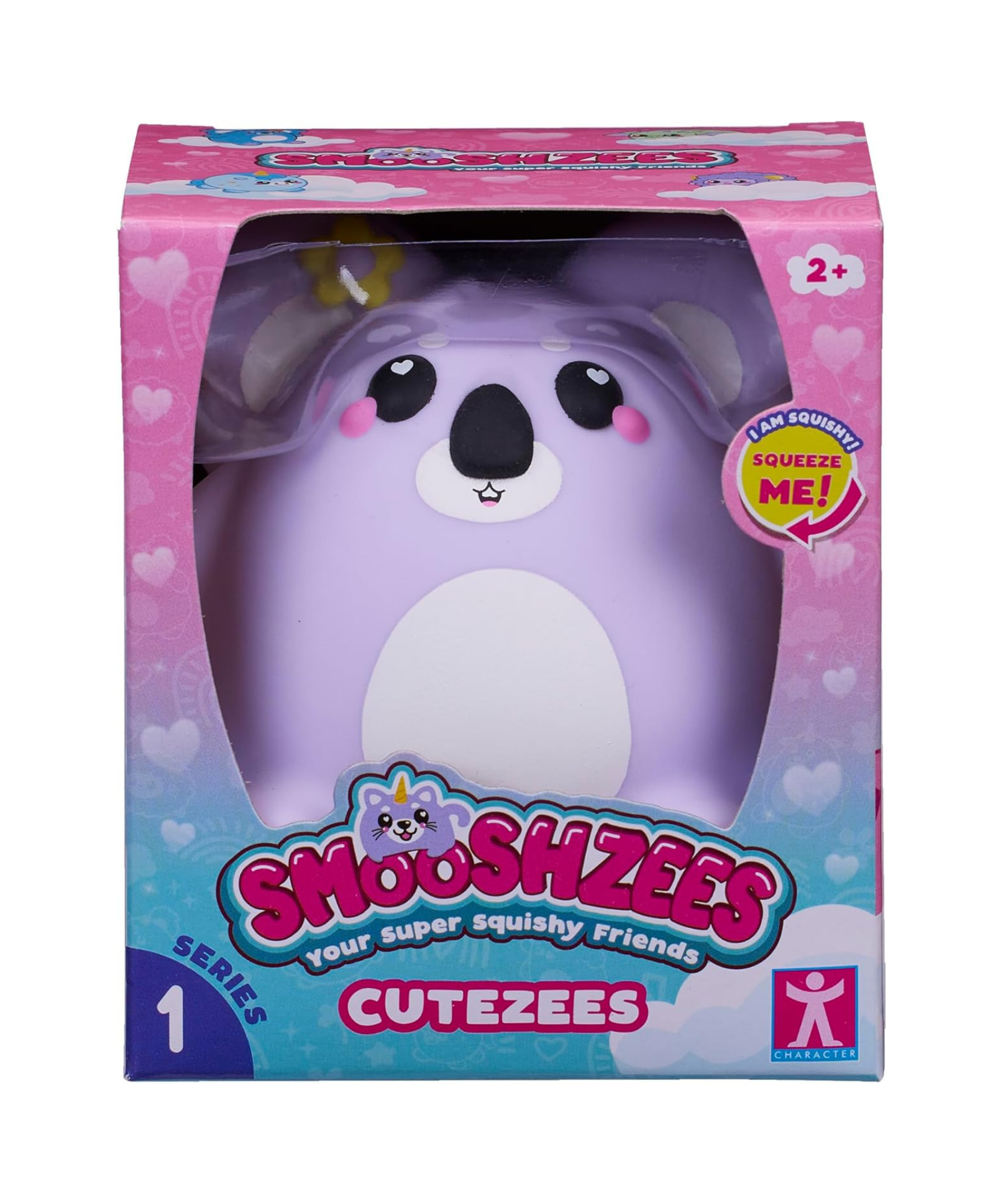 Smooshzees Cutezees Berry, Purple Koala, Collectable Characters, Supersoft, Cuddly and Squishy!