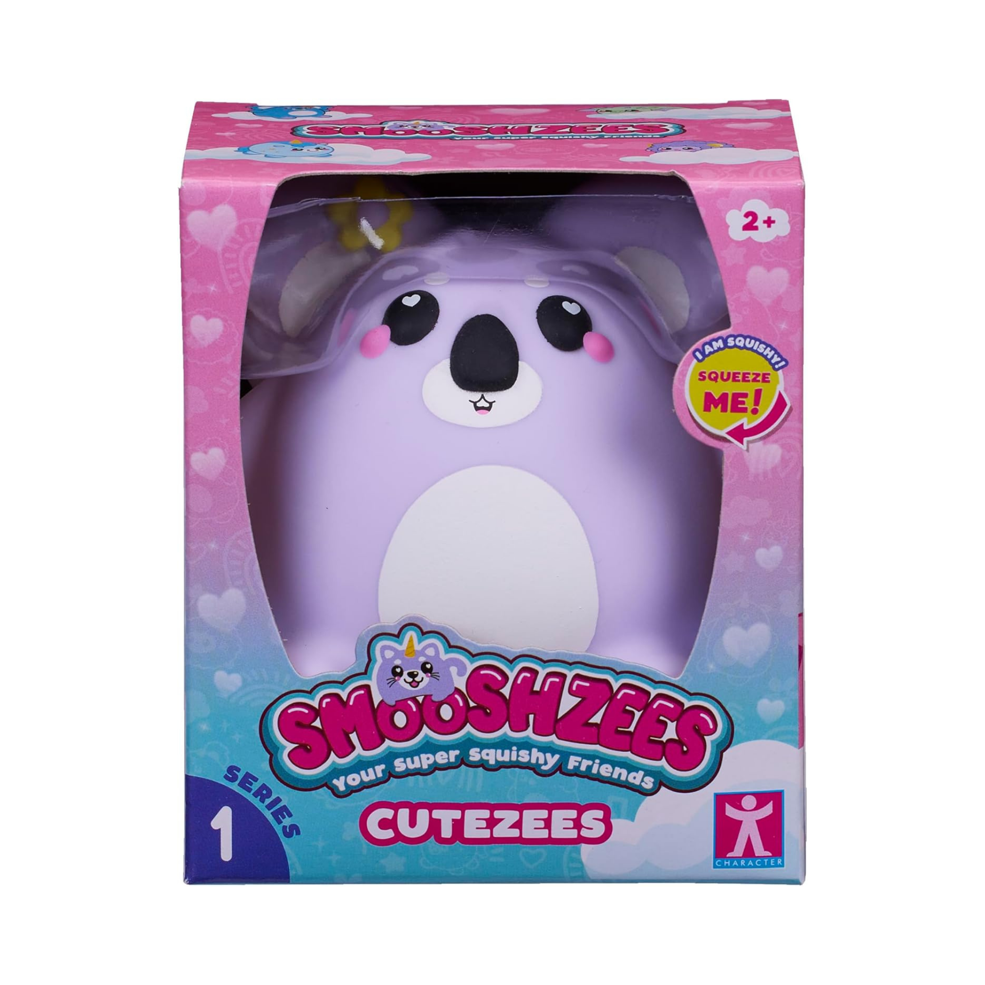 Smooshzees Cutezees Berry, Purple Koala, Collectable Characters, Supersoft, Cuddly and Squishy!