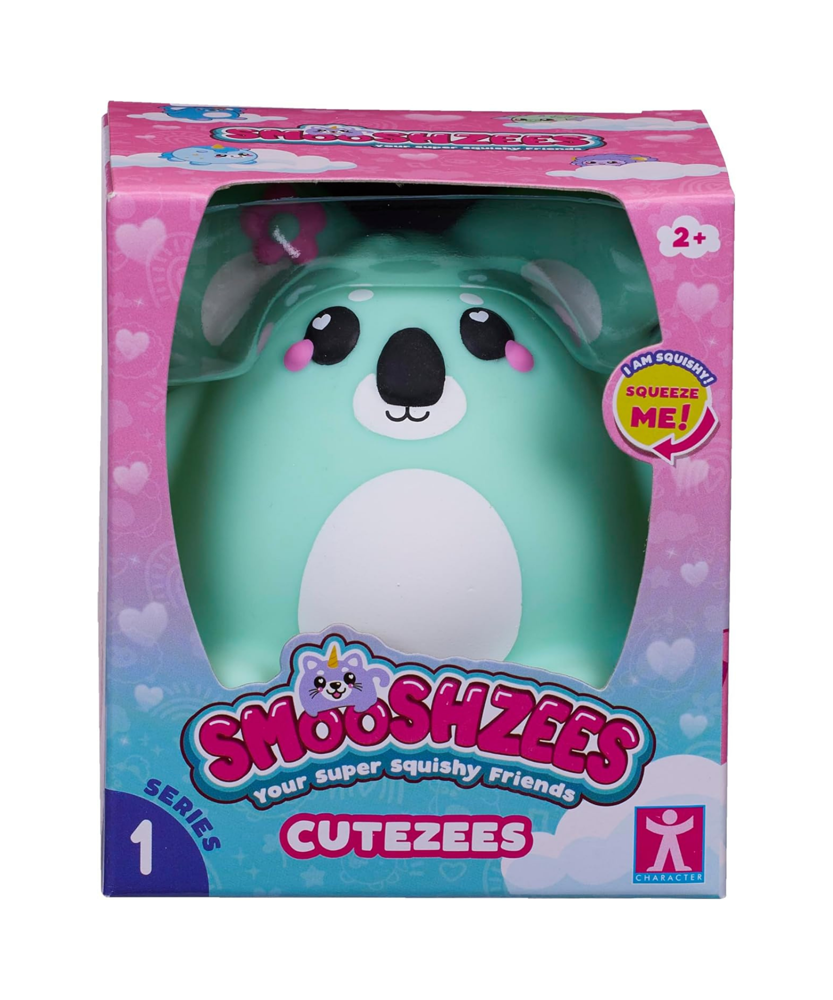 Smooshzees Cutezees Chip, Green Koala, Collectable Characters, Supersoft, Cuddly and Squishy!