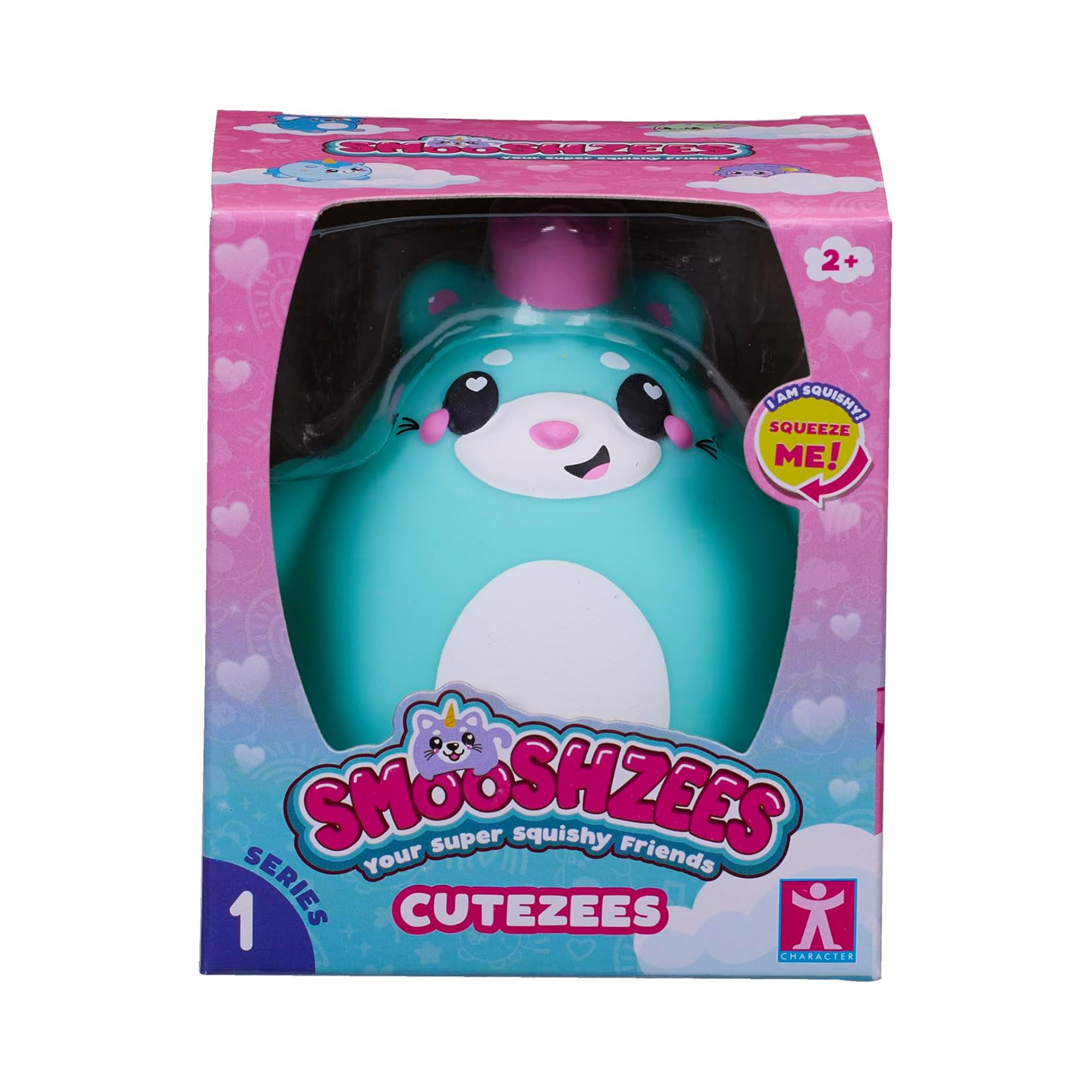 Smooshzees Cutezees Esme, Green Kitty, Collectable Characters, Supersoft, Cuddly and Squishy!