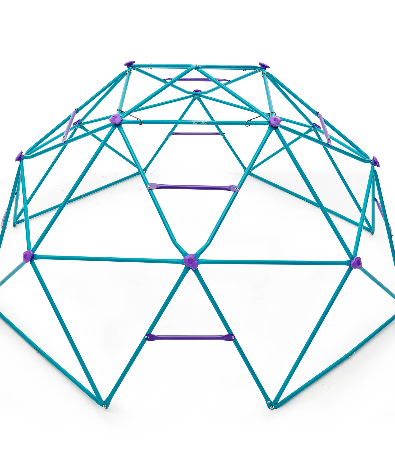 Plum Phobos Climbing Metal Dome, Easy to Assemble Backyard Geometric Climbing Dome with 250kg Weight Capacity, Outdoor Jungle Gym Toy Suitable for Children both Boys and Girls Aged 3 years and Above
