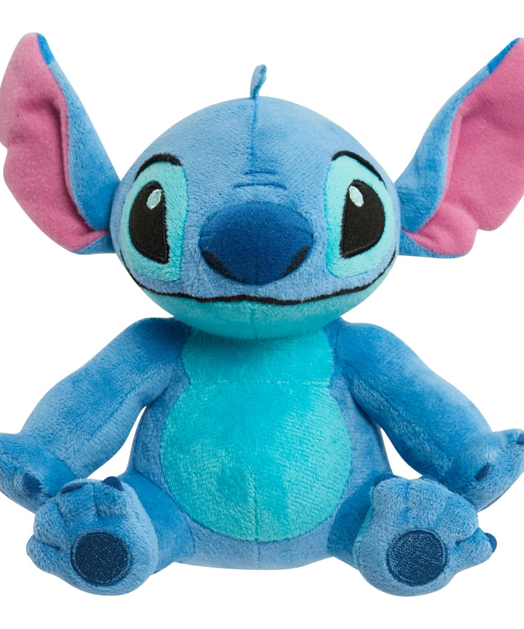 Disney Lilo & Stitch 6" Inch (15 cm) Scented Stitch Plush with Sound, Soft and Cuddly Huggable Stuffed Alien Animal Toy, Officially Licensed Kids Toys By Just Play, for Boys and Girls, Aged 2 Years+