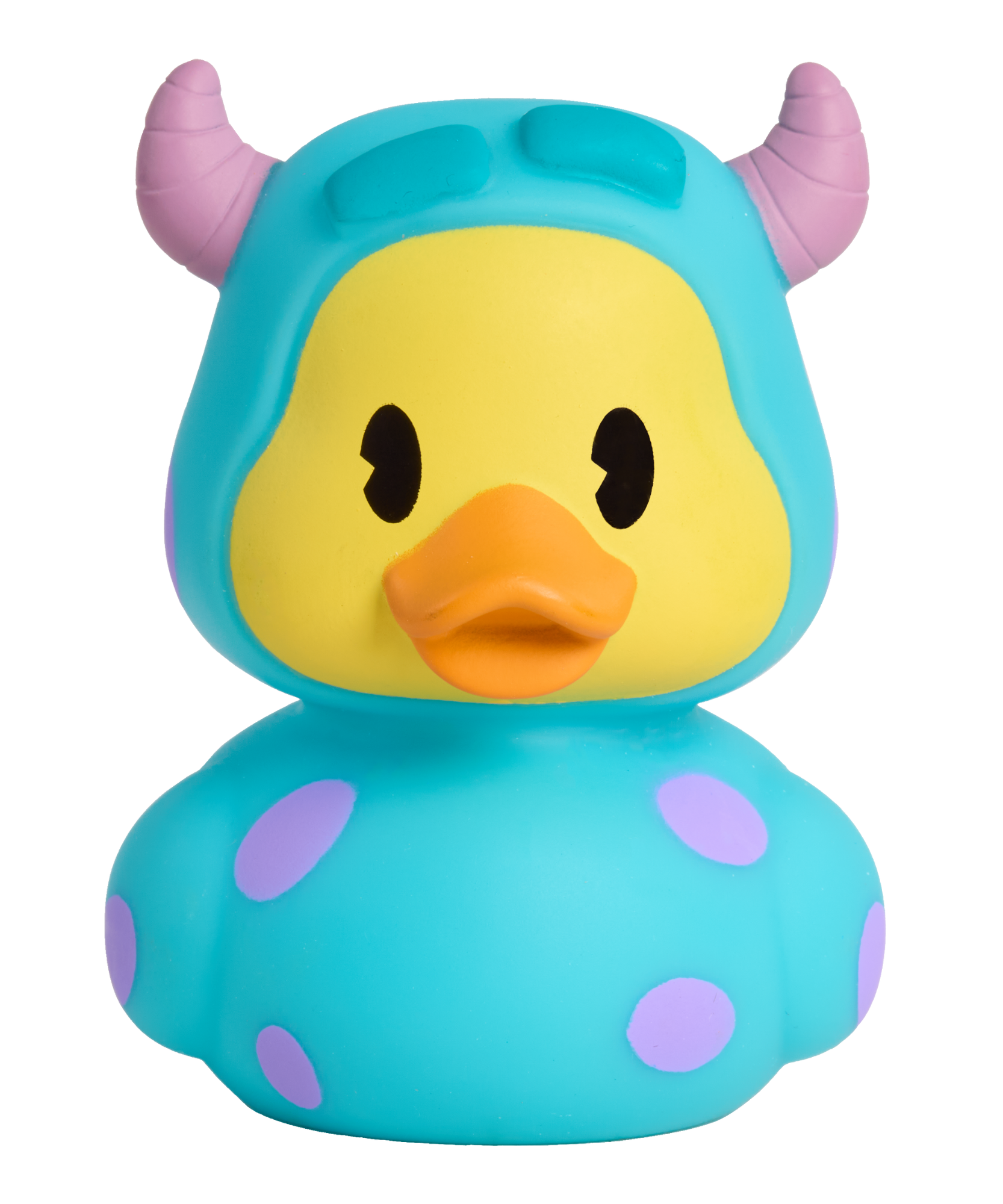 Just Play Disney Duckalooz 3" Inch Sully Floating Rubber Duck, Collectible Duck Figurine, Officially Licensed Bath Toy Suitable for Boys & Girls Ages 2Y+