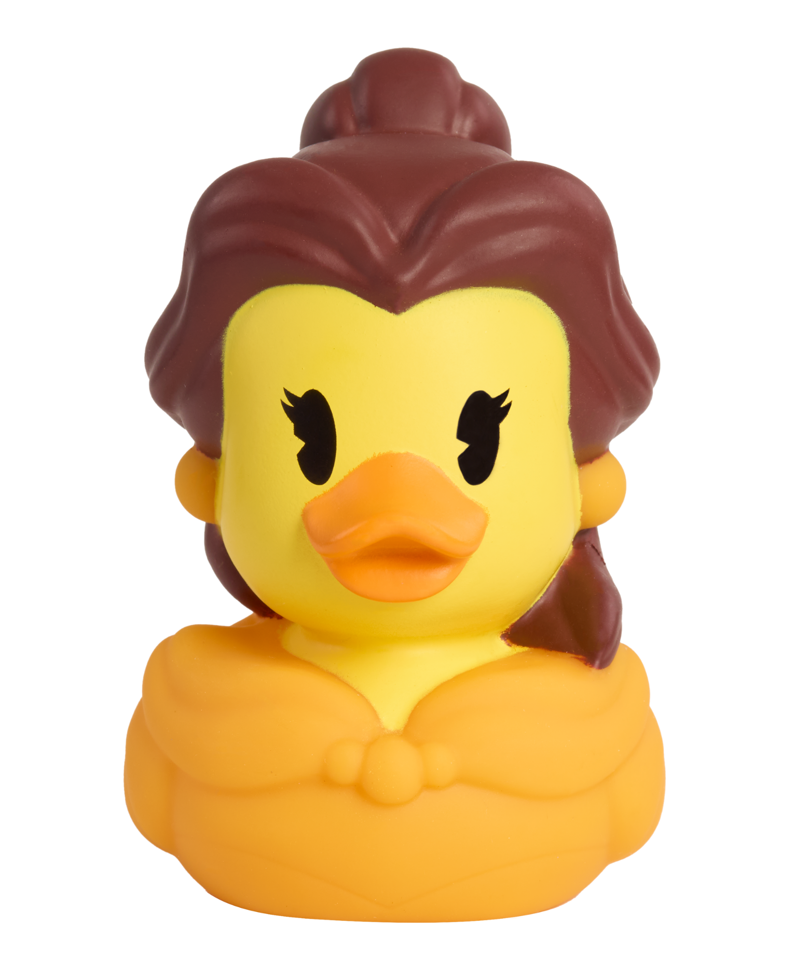 Just Play Disney Duckalooz 3" Inch Belle Floating Rubber Duck, Collectible Duck Figurine, Officially Licensed Bath Toy Suitable for Boys & Girls Ages 2Y+