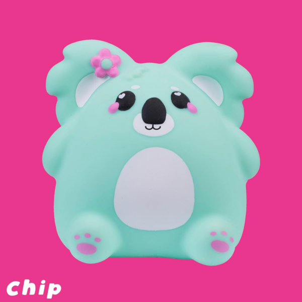 Smooshzees Cutezees Chip, Green Koala, Collectable Characters, Supersoft, Cuddly and Squishy!