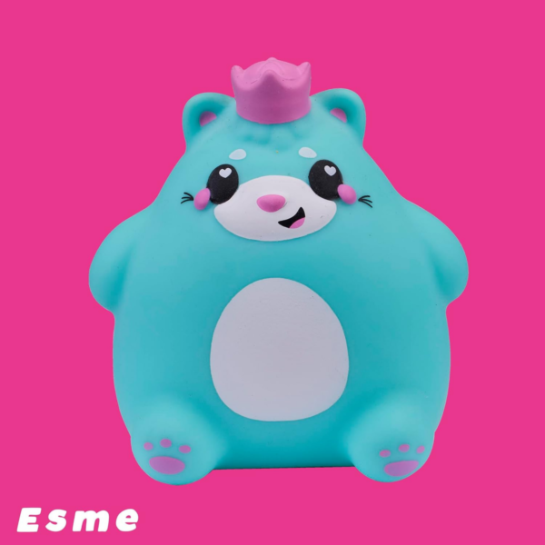 Smooshzees Cutezees Esme, Green Kitty, Collectable Characters, Supersoft, Cuddly and Squishy!