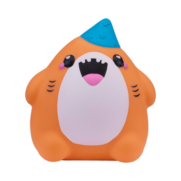 Smooshzees Cutezees Sandi, Orange Shark, Collectable Characters, Supersoft, Cuddly and Squishy!