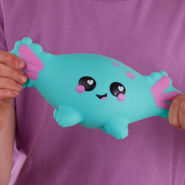 Smooshzees Luvzees, Noodle, Green Axolotl, Collectable Characters, Supersoft, Cuddly and Squishy!