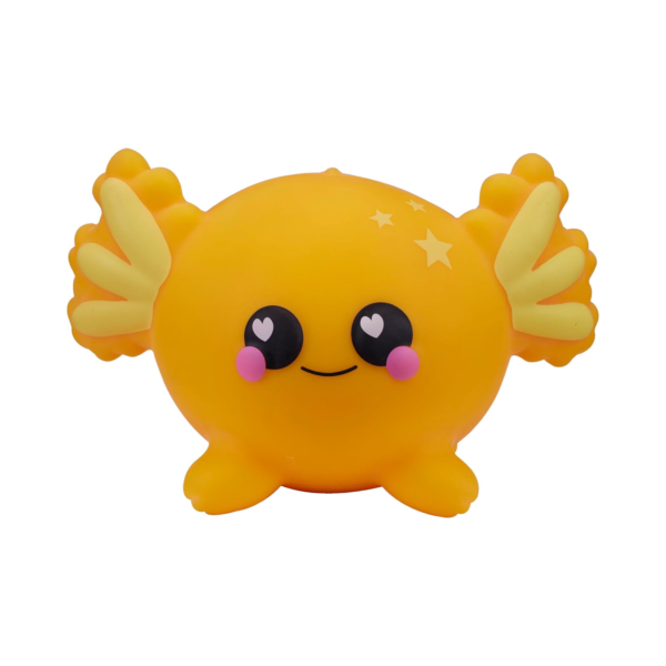 Smooshzees Luvzees, Sonny, Yellow Axolotl, Collectable Characters, Supersoft, Cuddly and Squishy!