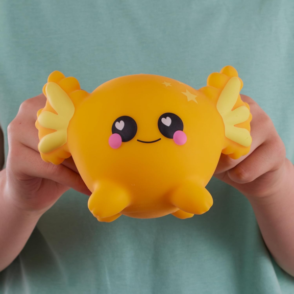 Smooshzees Luvzees, Sonny, Yellow Axolotl, Collectable Characters, Supersoft, Cuddly and Squishy!
