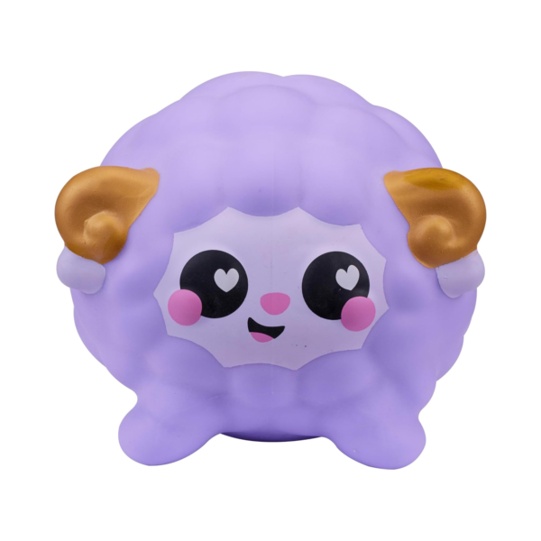 Smooshzees Luvzees, Willow, Purple Sheep, Collectable Characters, Supersoft, Cuddly and Squishy!