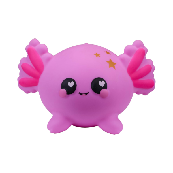 Smooshzees Luvzees, Jelly, Pink Axolotl, Collectable Characters, Supersoft, Cuddly and Squishy!