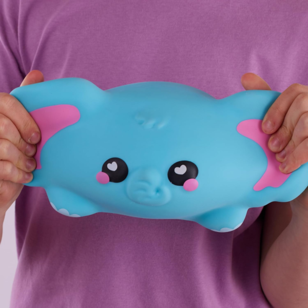 Smooshzees Snugzees, Luna, Blue Elephant, Collectable Characters, Supersoft, Cuddly and Squishy!