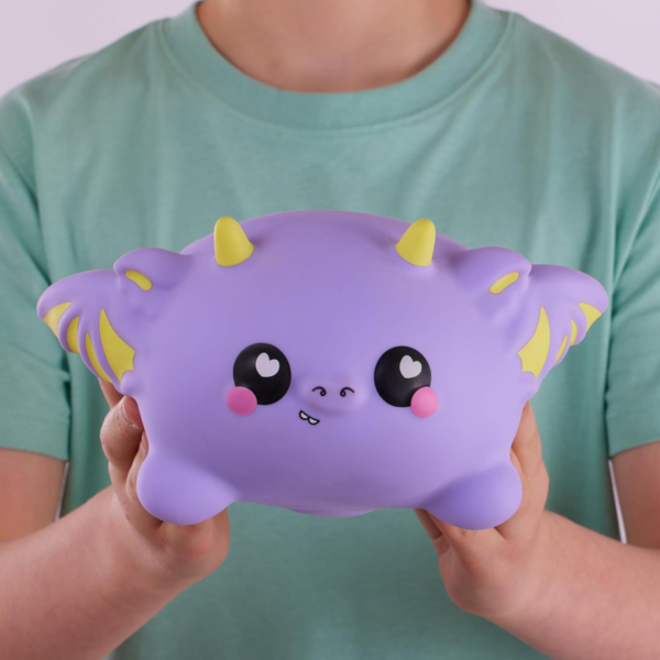 Smooshzees Snugzees, Puffin, Purple Dragon, Collectable Characters, Supersoft, Cuddly and Squishy!