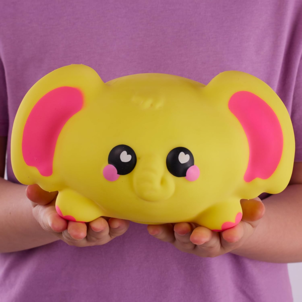 Smooshzees Snugzees, Custard, Yellow Elephant, Collectable Characters, Supersoft, Cuddly and Squishy!
