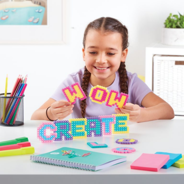 Character Options Simbrix Connect & Wow Alphabrix Pack with 350+ brix, 2D & 3D Pixel Arts and Crafts Construction Toy, Creative & Imaginative STEAM Building Toy for Boys & Girls Ages 5+