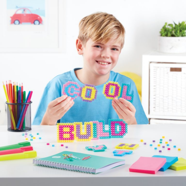 Character Options Simbrix Connect & Wow Alphabrix Pack with 350+ brix, 2D & 3D Pixel Arts and Crafts Construction Toy, Creative & Imaginative STEAM Building Toy for Boys & Girls Ages 5+