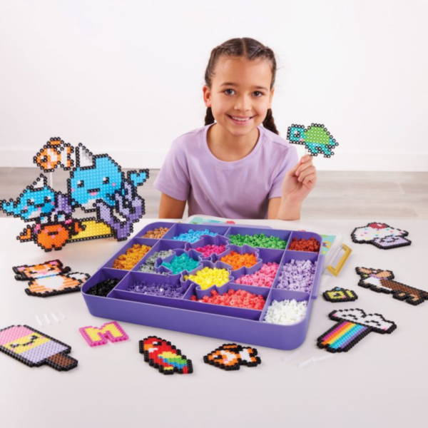 Character Options Simbrix Connect & Wow Maker Studio Purple with 4000+ brix, 2D & 3D Pixel Arts and Crafts Construction Toy, Creative & Imaginative STEAM Building Toy for Boys & Girls Ages 5+