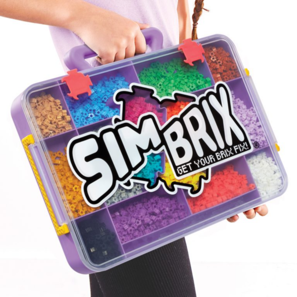 Character Options Simbrix Connect & Wow Maker Studio Purple with 4000+ brix, 2D & 3D Pixel Arts and Crafts Construction Toy, Creative & Imaginative STEAM Building Toy for Boys & Girls Ages 5+