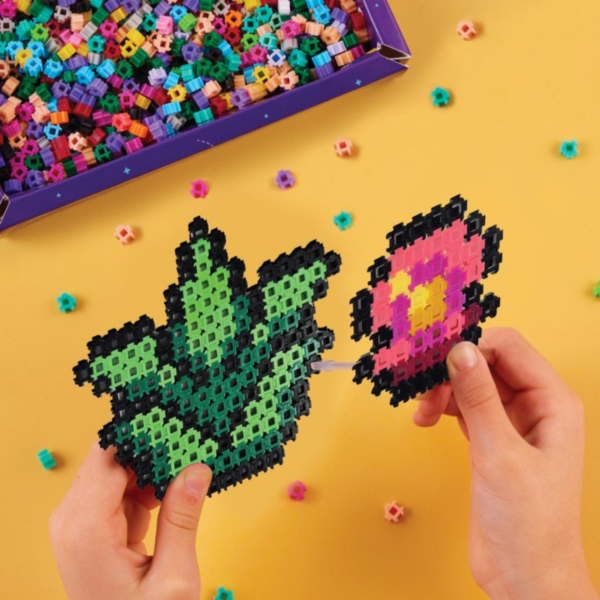 Character Options Simbrix Connect & Wow Jungle Party Pack with 1500+ brix, 2D & 3D Pixel Arts and Crafts Construction Toy, Creative & Imaginative STEAM Building Toy for Boys & Girls Ages 5+