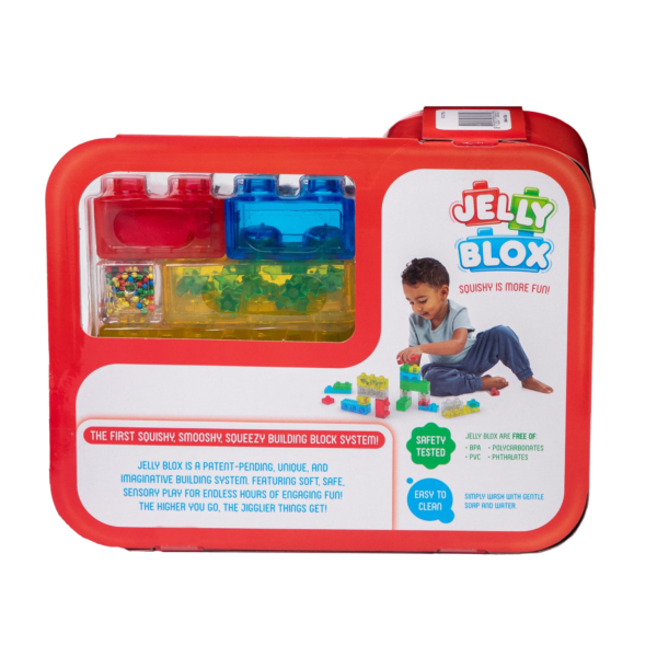 Goliath Jelly Blox Creative Kit, Includes 20 Blocks, Toddler & Preschool Building Blocks Kids Can Squeeze, Stretch, Squish, Safety Tested & Ouch-Free, Tactile, Sensory Play Toy for Ages 2+