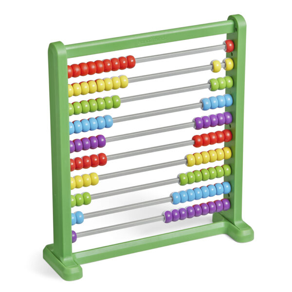 Learning Resources Double-Sided Abacus, Colour-Changing Abacus and Rekenrek for Early Math Skill, Counting, Addition, and Subtraction Tool for Kids, Durable Plastic Frame, Ages 3+