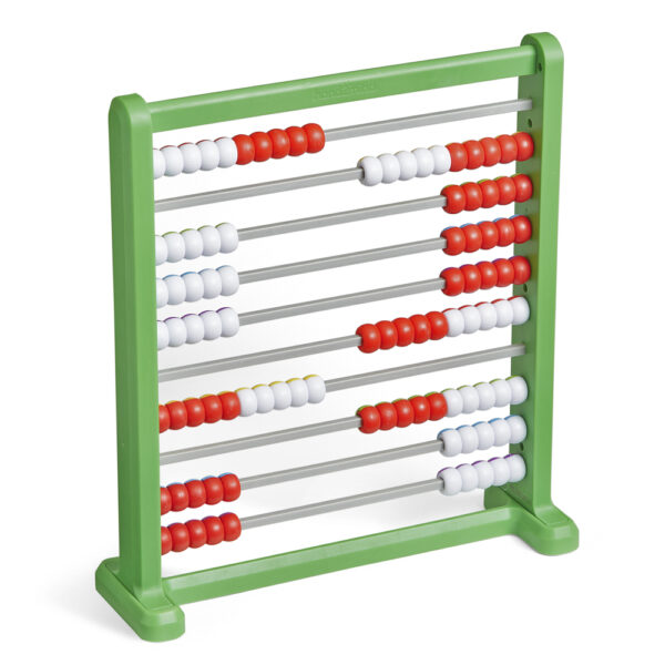 Learning Resources Double-Sided Abacus, Colour-Changing Abacus and Rekenrek for Early Math Skill, Counting, Addition, and Subtraction Tool for Kids, Durable Plastic Frame, Ages 3+