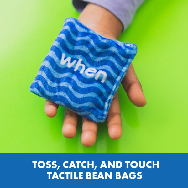 Learning Resources Sight Word Bean Bags, Active Phonics Game for Kids, 25 Double-Sided Bean Bags with 50 Sight Words, Tactile Learning Toy for Vocabulary, Reading Fluency, and Motor Skills, Ages 3+