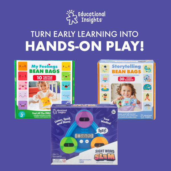 Learning Resources Sight Word Bean Bags, Active Phonics Game for Kids, 25 Double-Sided Bean Bags with 50 Sight Words, Tactile Learning Toy for Vocabulary, Reading Fluency, and Motor Skills, Ages 3+