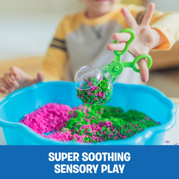 Learning Resources Playfoam Pluffle Squishology Station, Sensory Play Station with Tools for Fine Motor Skills, 6 Piece Tactile Set for Ages 3+