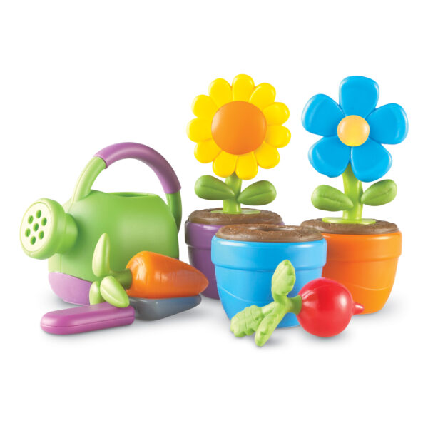 Learning Resources New Sprouts Grow It! Gardening Play Set, Pretend Play Flower and Vegetable Garden Toy, Ages 2 Plus