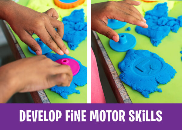 Learning Resources Playfoam Sand ABC Cookies Set, Hands-On Alphabet Learning Toy for Preschoolers, Includes Letter Stamps, Mouldable Sand, Roller, Cookie Cutter, and Spatula, Fine Motor Skill Development for Ages 3+