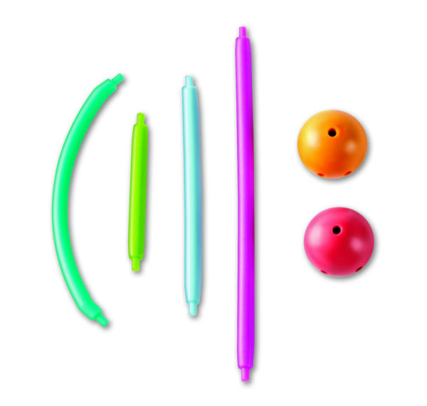 Learning Resources STEM Explorers Geomakers, 58-Piece Geometry Building Set for Kids, Ages 5+