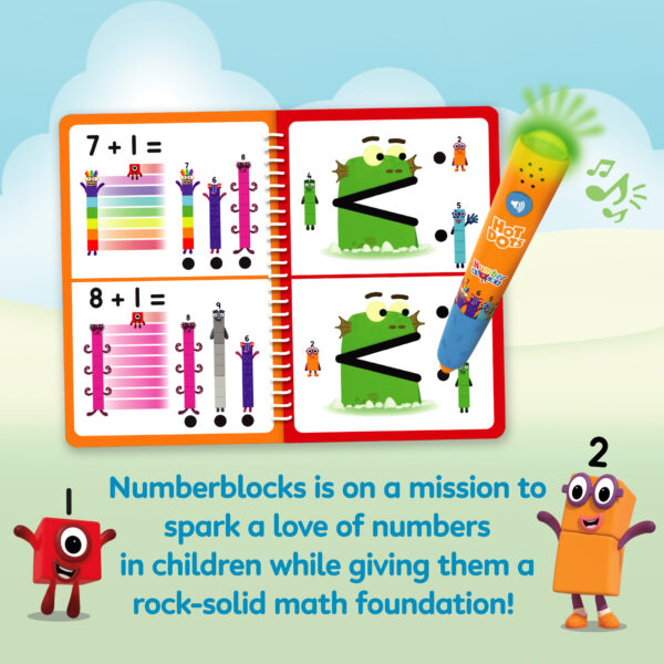 Learning Resources Hot Dots Numberblocks 11–20 Activity Book and Interactive Pen, Over 60 Maths Activities for Ages 5 Plus, EI-2551
