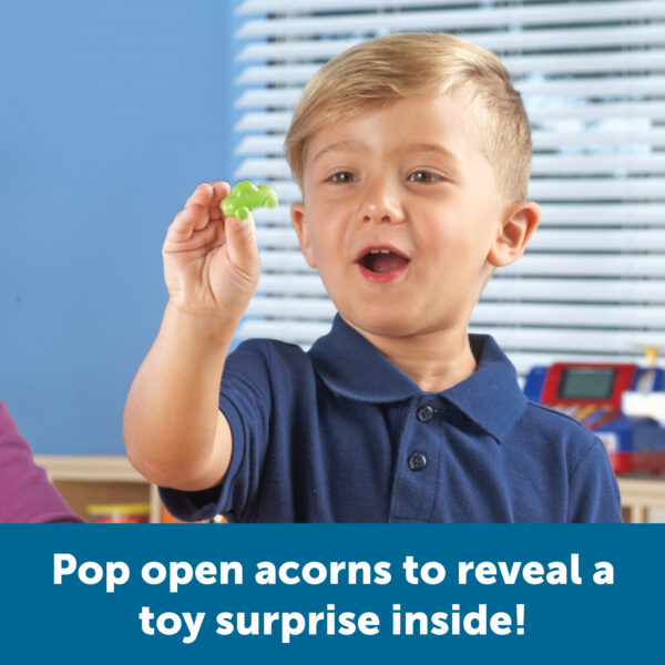 Learning Resources Alphabet Acorns Activity Set, Early Literacy and Phonics Toy for Kids Aged 3 and Up, 26 Two-Piece Acorns with Matching Counters, Preschool Letter Recognition Game