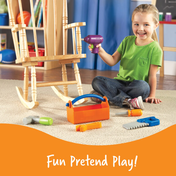 Learning Resources New Sprouts Fix It Tool Set Pretend Play Tools for Toddlers Ages 2 Plus