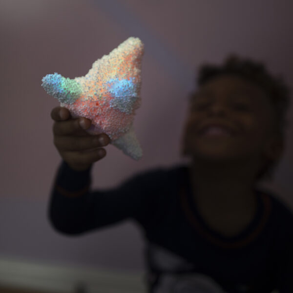 Learning Resources Playfoam Glow-in-the-Dark 4-Pack, Mess-Free Sensory Play Foam, Never Dries Out, Glows in the Dark for Creative Fun