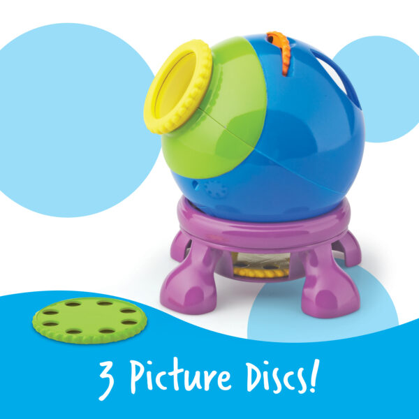 Learning Resources Primary Science Shining Stars Projector, Educational Space Toy with 24 Images and Multilingual Activity Guide, Ages 3 and Up