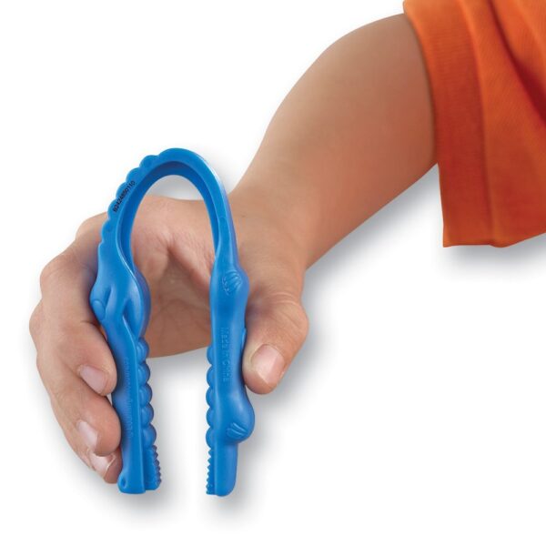Learning Resources Gator Grabber Tweezers, Set of 12, Fine Motor Skills Tool for Toddlers, Supports Early Science Exploration, Includes Storage Bucket, Ages 2+