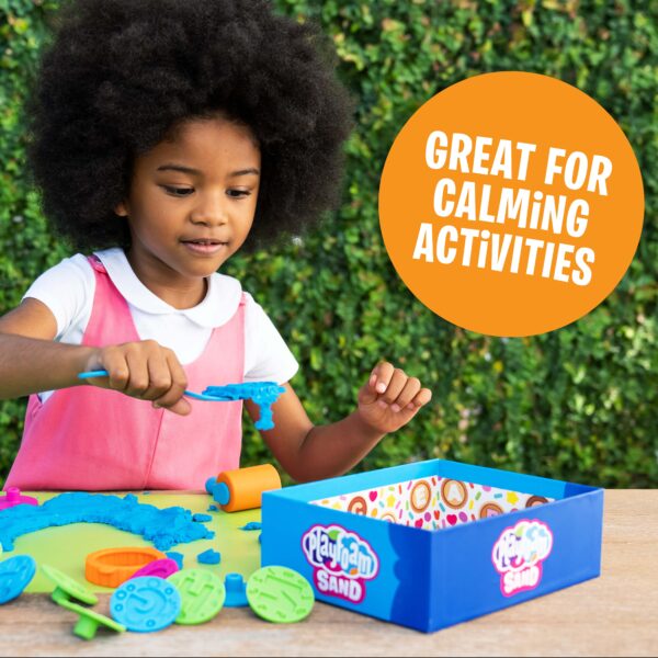 Learning Resources Playfoam Sand ABC Cookies Set, Hands-On Alphabet Learning Toy for Preschoolers, Includes Letter Stamps, Mouldable Sand, Roller, Cookie Cutter, and Spatula, Fine Motor Skill Development for Ages 3+
