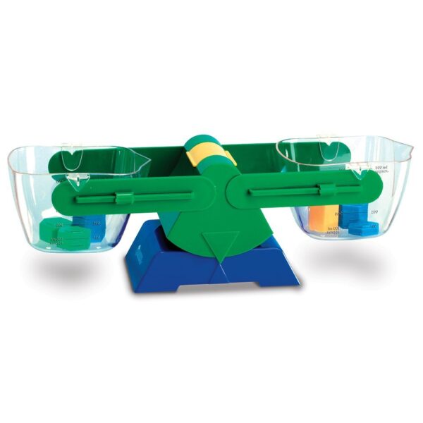 Learning Resources Bucket Balance, Teaches Weight & Measurement, Half-Litre Buckets, Ages 3+