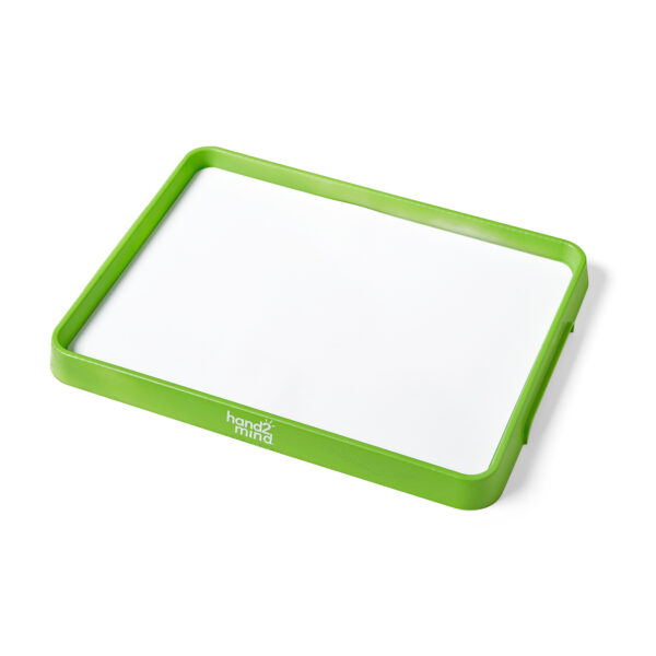 Learning Resources Magnetic Dry-Erase Activity Trays, Set of 6 Stackable Classroom Whiteboard Trays with Handles, Write-On Wipe-Off Surface for Magnetic Activities and A4 Worksheets, Ages 3 and Up