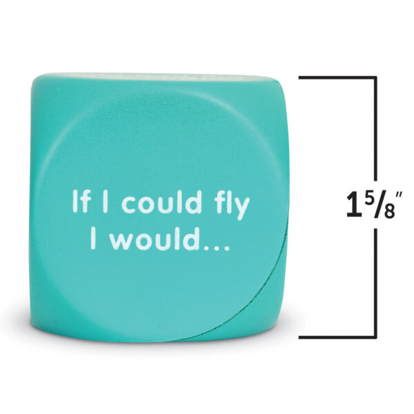 Learning Resources Writing Prompt Cubes, Creative Storytelling & Writing Activity for Kids, Set of 6 Foam Dice with 36 Prompts, Encourages Imaginative Thinking & Literacy Skills