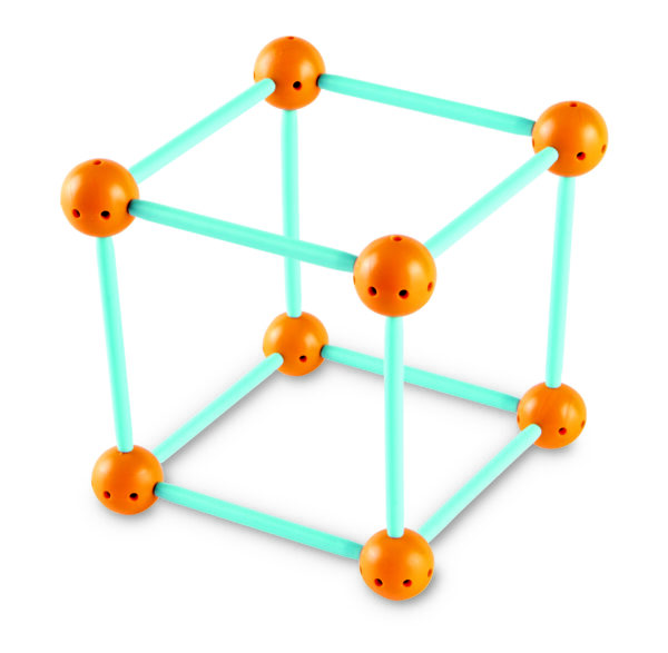 Learning Resources STEM Explorers Geomakers, 58-Piece Geometry Building Set for Kids, Ages 5+